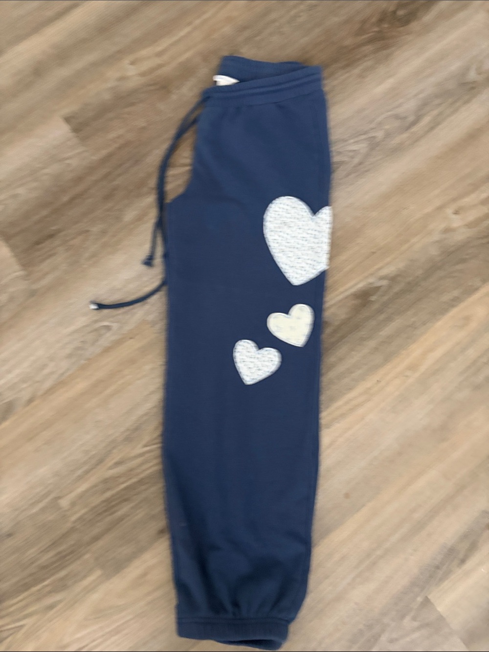 Navy Heart Jogger Sweatpants